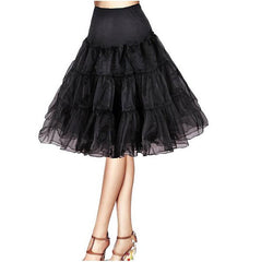1950s Vintage Style Petticoat Skirt Retro Net Underskirt