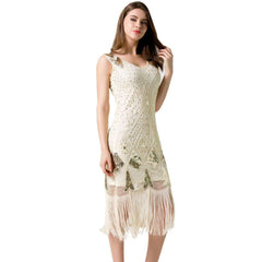 Ivory Flapper Dress 1920's Themed Birthday Party