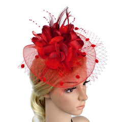 Wedding Red Wedding Fascinators Occasion Hats Tea Party Hat