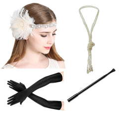 Flapper Girl Accessories 1920s Great Gatsby Headpiece