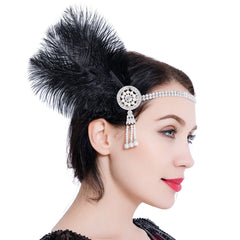 1920s Headband Great Gatsby Headpiece Flapper Fascinator