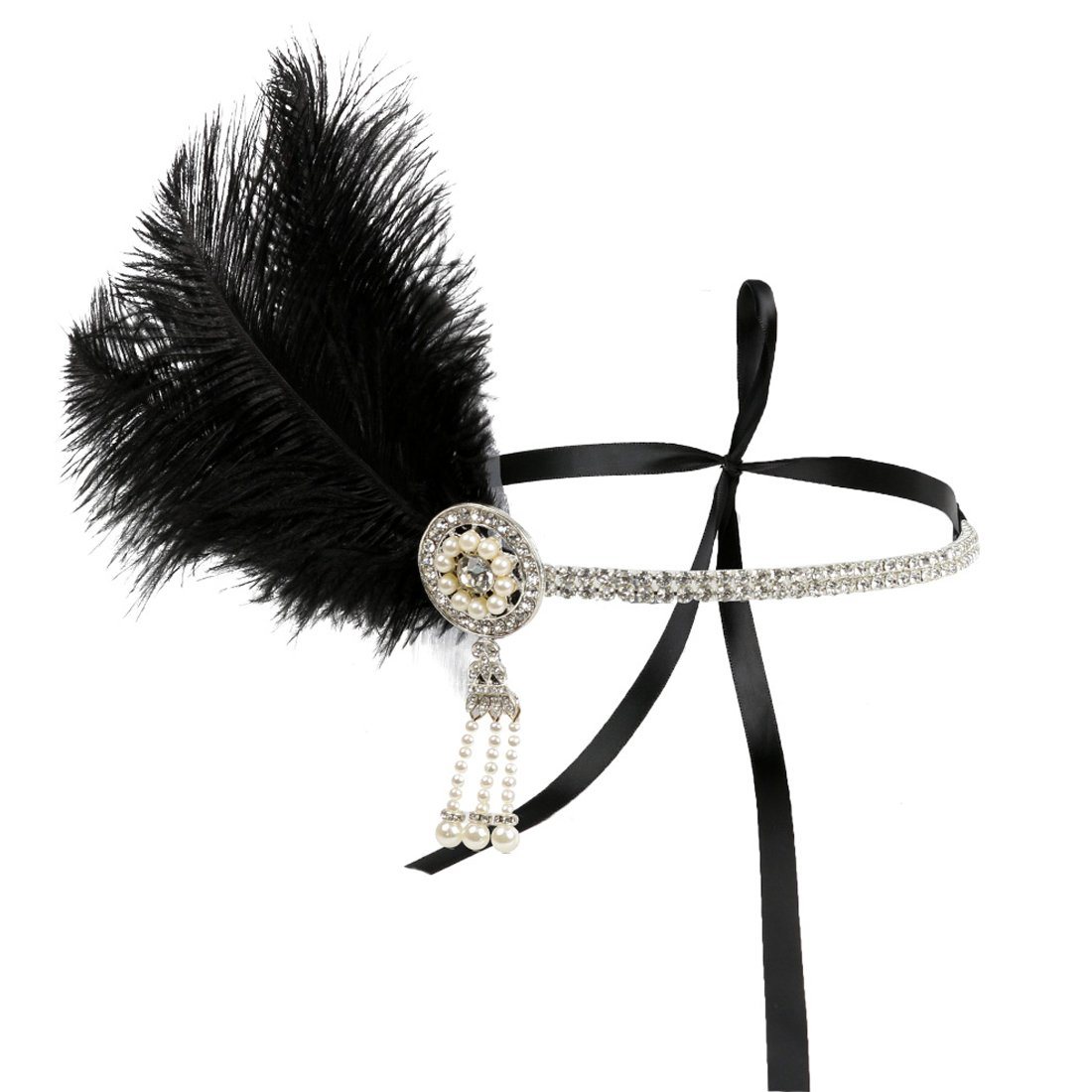 1920s Headband Great Gatsby Headpiece Flapper Fascinator