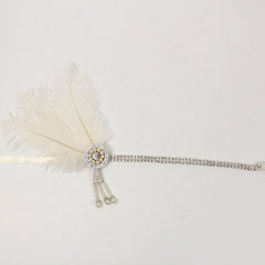 1920s Headband Great Gatsby Headpiece Flapper Fascinator