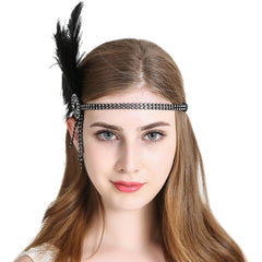 1920s Headpiece Fascinator Headband Flapper Gatsby