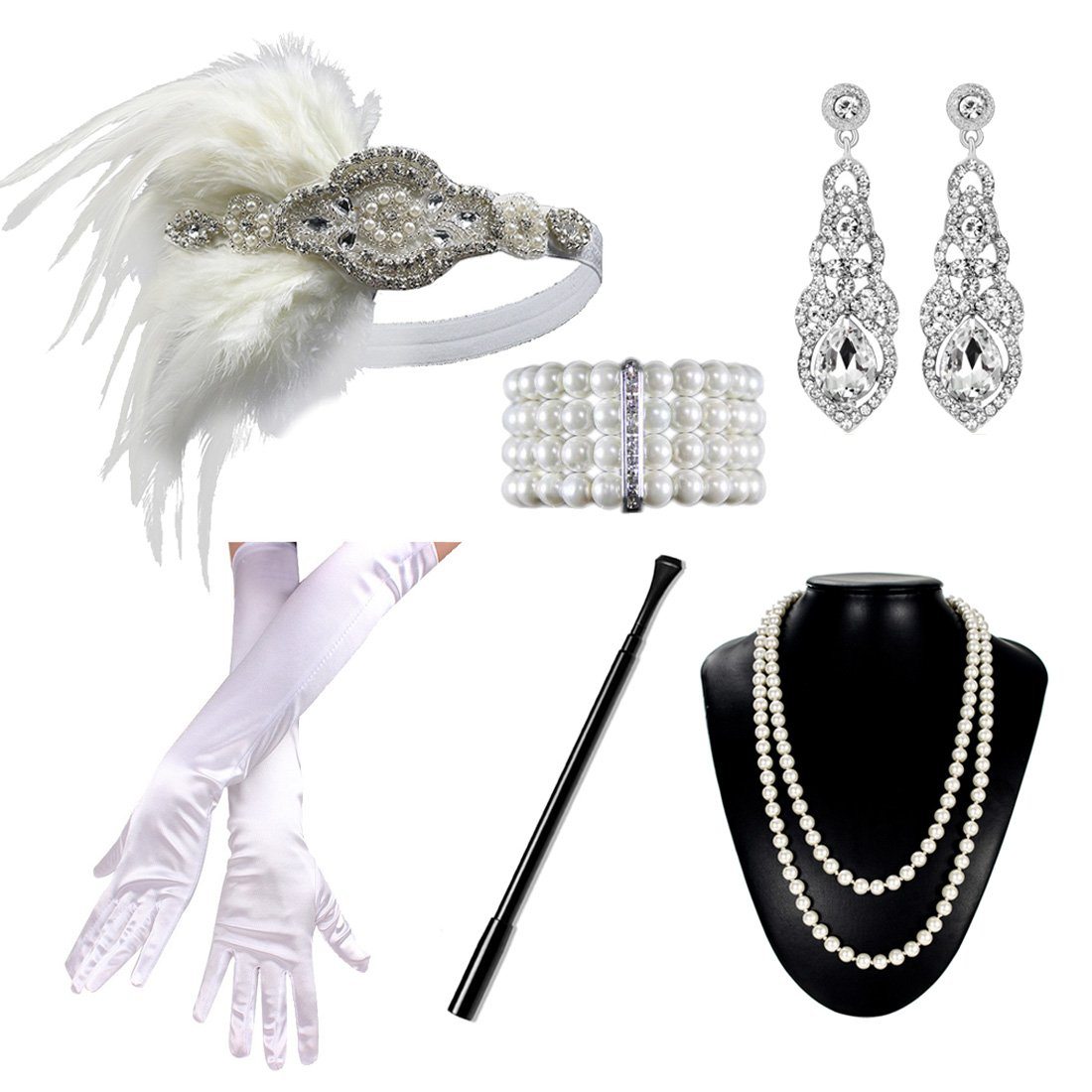 Roaring Twenties Jewelry and Accessories Set