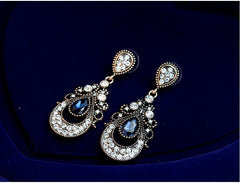 Luxury Palace Crystal Drop Dangle Earrings
