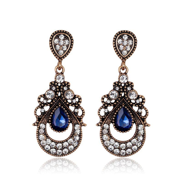 Luxury Palace Crystal Drop Dangle Earrings