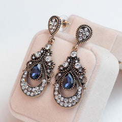 Luxury Palace Crystal Drop Dangle Earrings