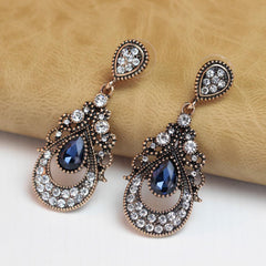 Luxury Palace Crystal Drop Dangle Earrings