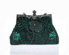 Women's Vintage Evening Bags Beaded Sequined Clutch Wedding Party Purse