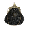 Women's Antique Beaded Party Clutch Vintage Purse