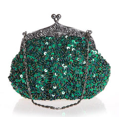 Women's Sequin Clutch Evening Bags Flapper Purse
