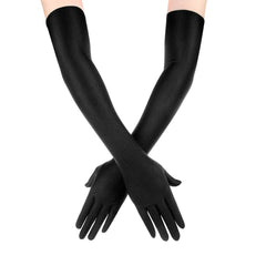 Black 1920s Shawl Wraps with Gatsby Accessories Set of 5