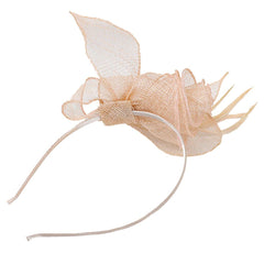 Women Light Sinamay Headband Fascinator Aliceband Wedding Cocktail
