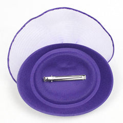 Fascinator Hat Flower Mesh Ribbons Headband Tea Party Headwear for Women