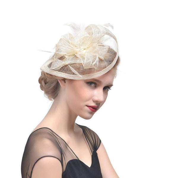 Occasion Hats White Fascinator Hair Fascinators for Weddings
