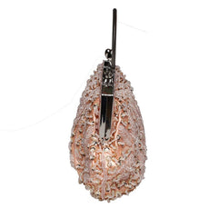 Beaded Sequin Design Metal Frame Kissing Lock Evening Clutch Handbag|JaosWish