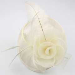  Derby Hat Womens Cream Fascinator Wedding Fascinators for Women