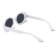Oval Bold Vintage Sunglasses For Women Men Clout Goggle Sunglasses