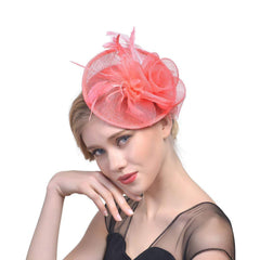 Red Fascinator Hair Fascinators for Weddings Derby Hat