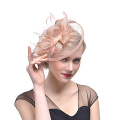 Women Occasion Hats Coral Fascinator Wedding Fascinators