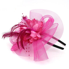 Vintage Mesh Net Fascinator Headband for Girls and Women Tea Party Cocktail