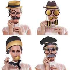 42PCS Roaring 1920's Party Photo Booth Props