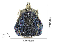 Women's Wedding Bead Sequin Evening Handbags|JaosWish