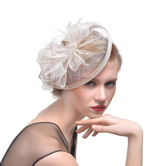 Occasion Hats White Fascinator Hair Fascinators for Weddings