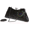 Women's Evening Sequined 1920s Handbag Peacock