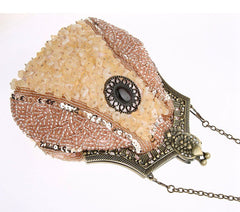 Vintage Style Fully Beaded Handmade Evening Handbag