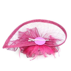 Tea Party hats Red Fascinator Wedding Fascinators for Women