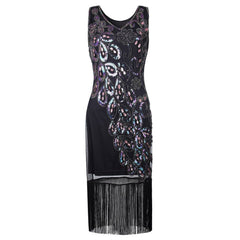 Gatsby 1920s Flapper Dress Sequin Peaky Blinder Themed Party