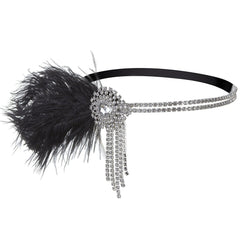 Vintage Flapper Headpiece 1920s Gatsby Fascinator Headband