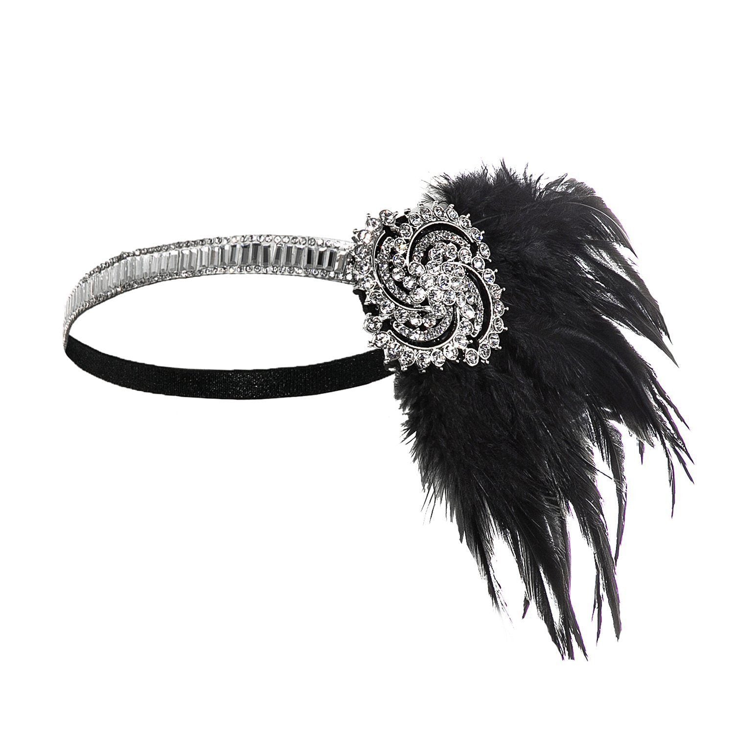 Vintage Flapper Headband 1920s Art Deco Sparkling