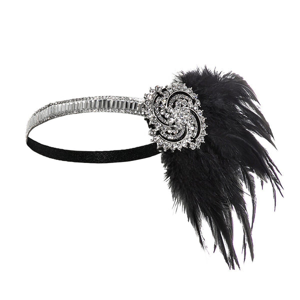 Vintage Flapper Headband 1920s Art Deco Sparkling