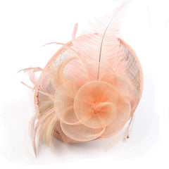 Champagne Fascinator Womens Tea Party Hat Wedding Fascinators