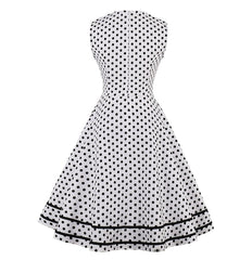 Polka Dot Retro Vintage Style 1950s Dress