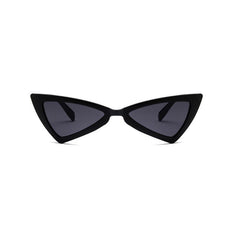 Small Retro Pointed Vintage Frame Tinted Cat Eye Pointy Sunglasses