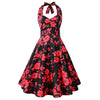 Halter 1950s Vintage Wiggle Dress For Party Cocktail