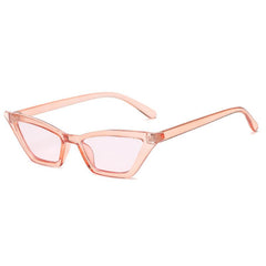 Retro Vintage Narrow Cat Eye Sunglasses for Women