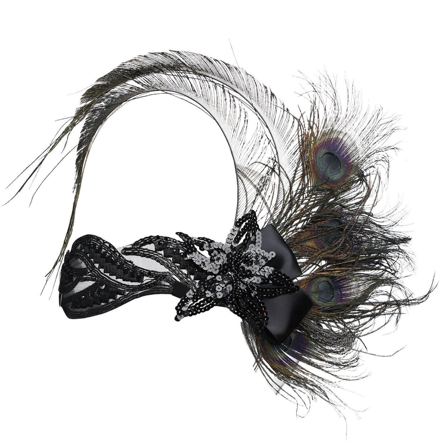 1920s Flapper Hair Accessories Great Gatsby Headpiece