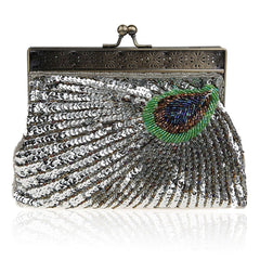 Women's Unique Luxury Sequins Beaded Evening Bag
