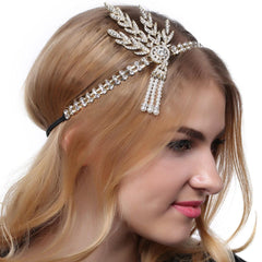 1920s Great Gatsby Inspired Flapper Headband for Party