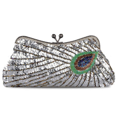 Women's Noble Peacock Sequin Handbag
