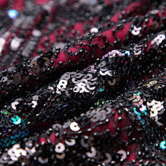 Wine Red 1920s Flapper Gatsby Dress 20's Themed Party