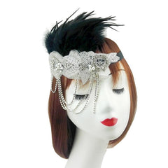 Handmade 1920s Hair Accessories Flapper Headband