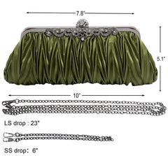 Silk Cocktail Evening Handbags/ Clutches Purse |JaosWish