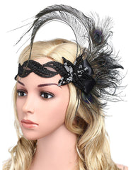 1920s Flapper Hair Accessories Great Gatsby Headpiece