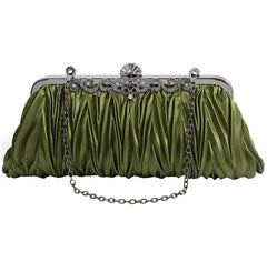 Silk Cocktail Evening Handbags/ Clutches Purse 